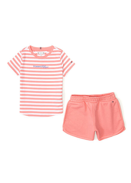 Pembe 2li Kız Çocuk Set