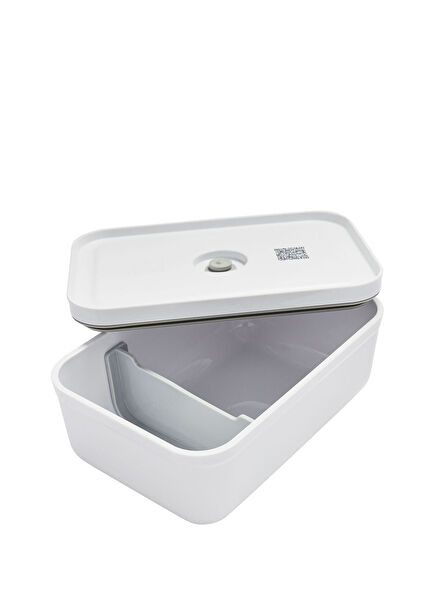 Plastik Beyaz Vakumlu Yemek Kabı