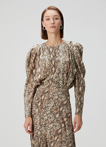 Zarga Snake Printed Blouse
