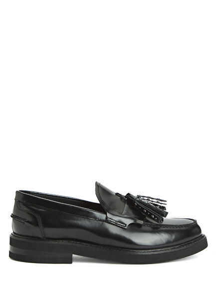 Black Leather Loafer