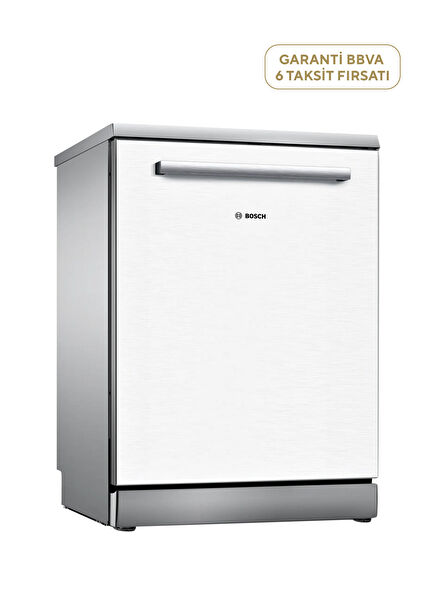 Serie 6 White GlassEdition 6 Program Dishwasher SMS4HMW62T