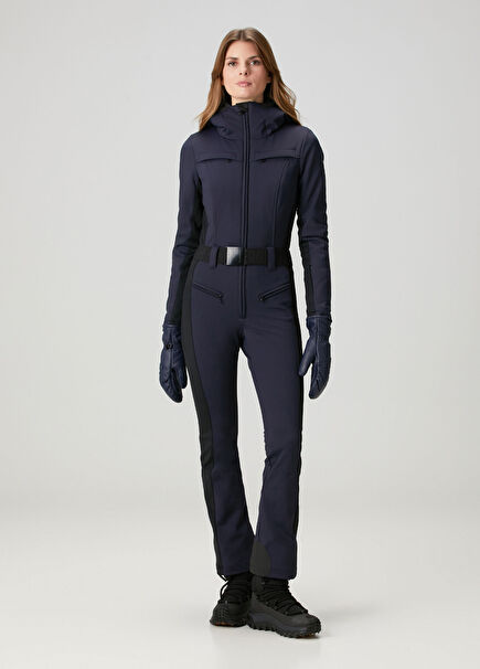 Parry Dark Blue Ski Jumpsuit