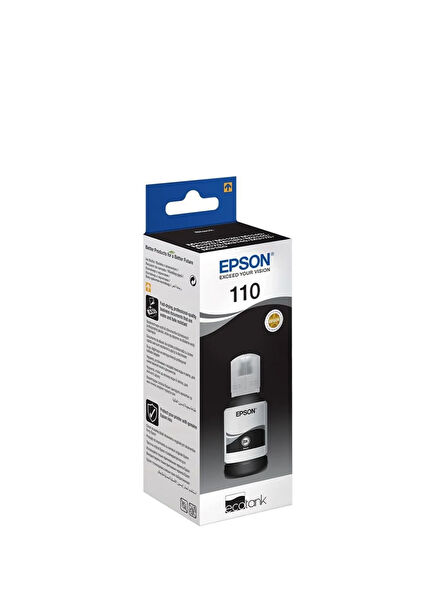 EcoTank 110 Orijinal Black Siyah Mürekkep Kartuş 120 ml