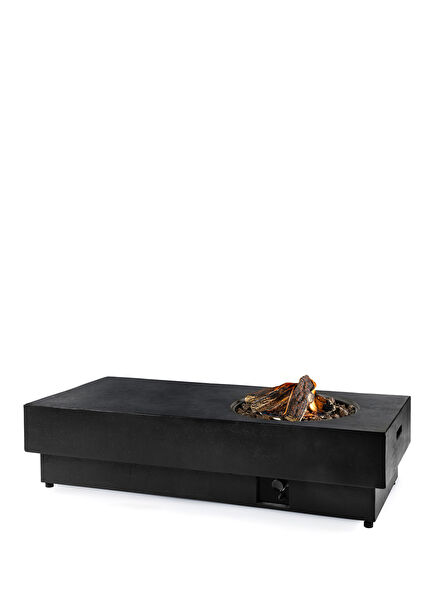 Agni Black Composite Fireplace