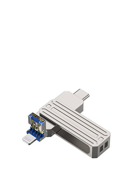 Wi-FD001 3in1 USB-A + Lightning + Type-C 128 gb OTG Sürücü