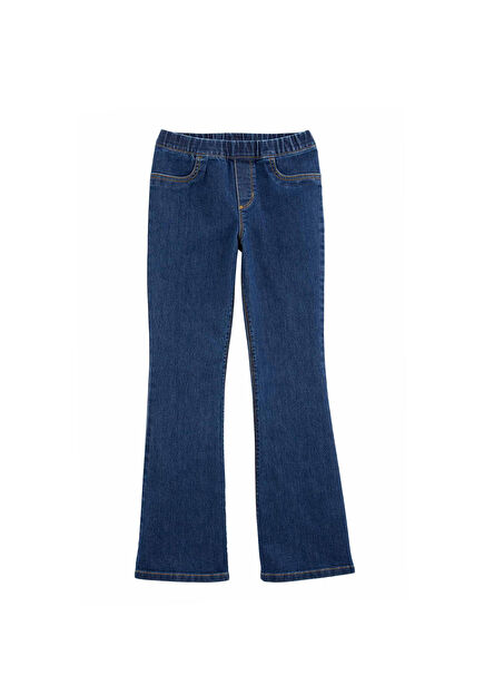 Lacivert Kız Çocuk Pantolon