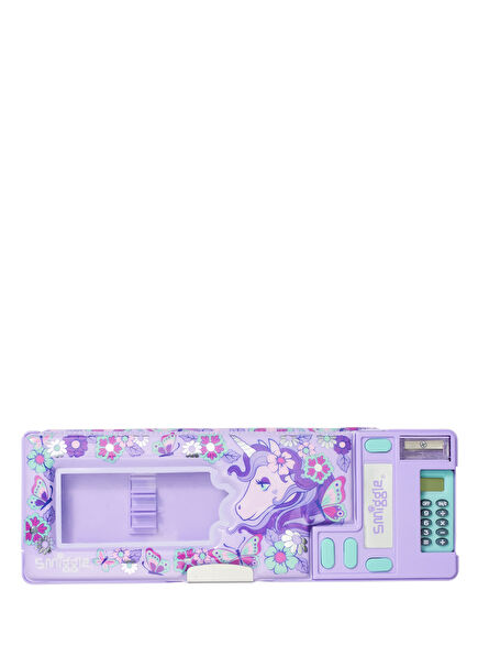 Hi There Pop Out Lila Hesap Makineli Kalem Kutusu