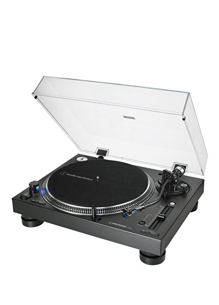 AT-LP140XP Black Fully Manual Professional DJ Turntable