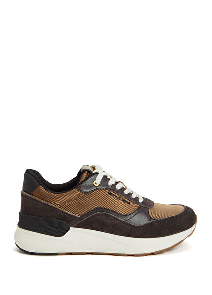 Brown Men's Leather Sneakers