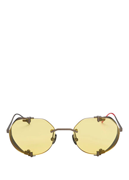 Uttar Khaki Titanium Unisex Sunglasses