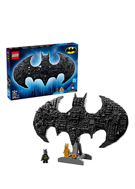 DC Batman: Batman Logosu  12+ Yaş 678 Parça Sergileme Modeli Yapı Oyuncağı 76330