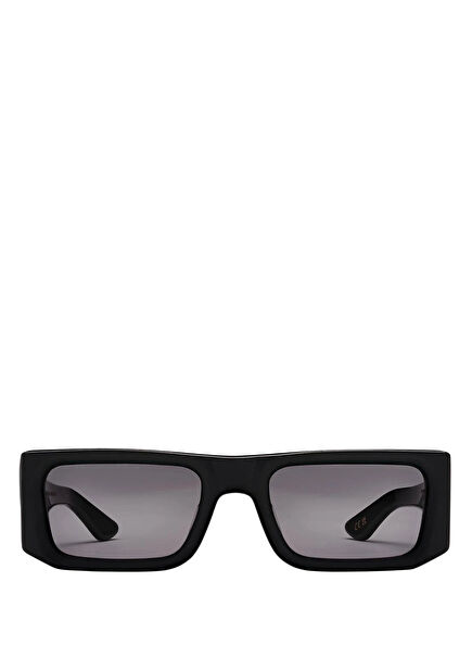 VW1S 53 VW124-08S Siyah Asetat Erkek Güneş Gözlüğü