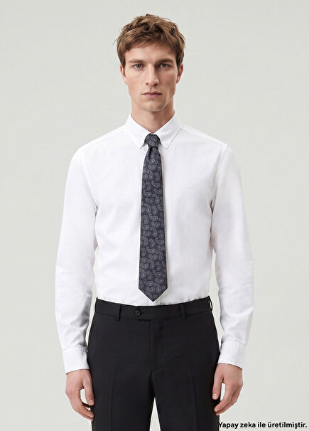 Comfort Fit White Shirt