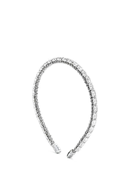Emilia Silver Crystal Stone Women's Crown