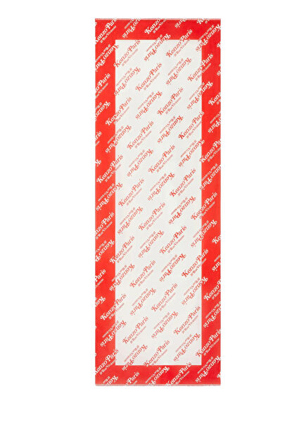 Red And White Logo Men's Towel