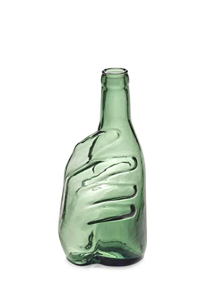 Carafe Emerald Green Edward Yeşil Cam Dekoratif Obje