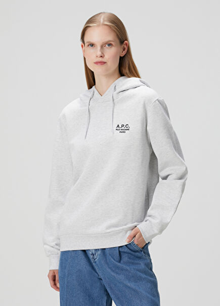 Grey Hooded Sweatshirt