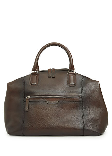 Jules Brown Leather Briefcase