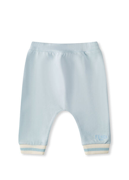 Açık Mavi Unisex Bebek Pantolon