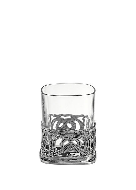 Pewter Glass Whiskey Tumbler