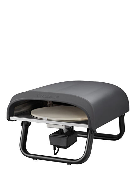 Paco Rotate Black Steel Gas Pizza Oven 4 Kw