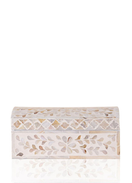 Sedef Seramik Dikdörtgen Dekoratif Kutu 25 x 15 cm