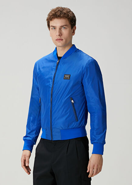 Essentials Lacivert Bomber Mont