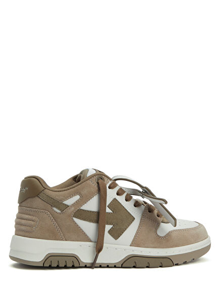 Out Of Office Bej Kadın Deri Sneaker