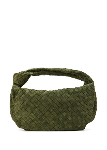 Jodie Dark Green Women's Suede Bag