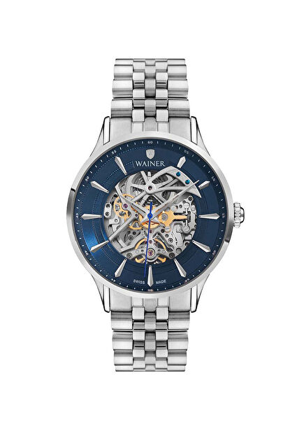 25705-B Gray Steel Men's Wristwatch