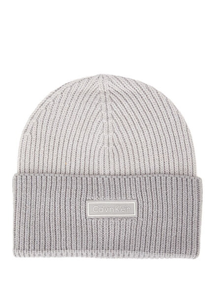 Gray Logo Men's Beanie
