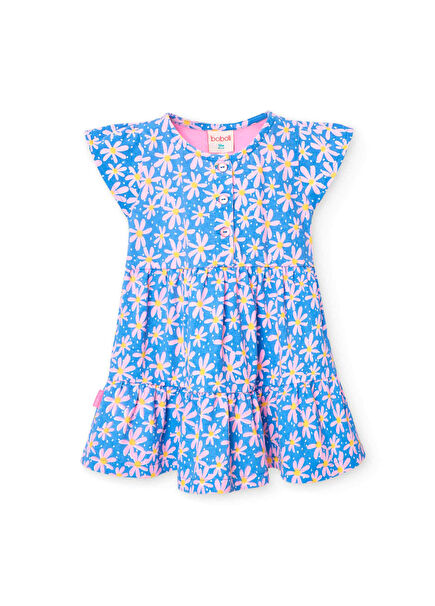 Colorful Short Sleeve Girls Dress