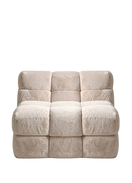 Toledo Comfort Bej Peluş Berjer