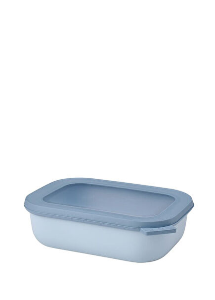 Multi Bowl Cirqula Rectangular Açık Mavi Yemek Kabı 1000 ml