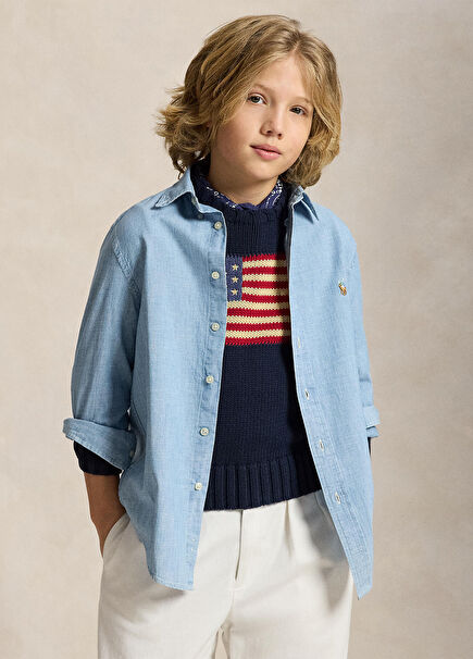 Blue Children's Shirt