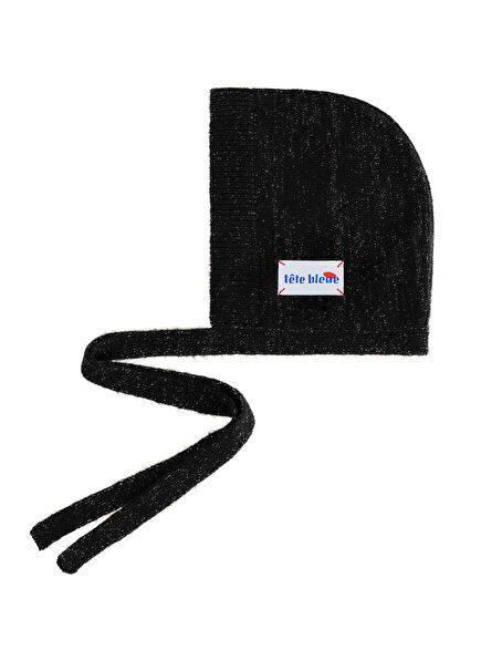 Elodie Black Women's Bow-Tie Bonnet