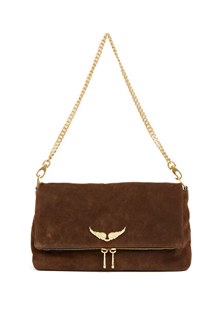 Rock II Kahverengi Kadın Süet Çanta