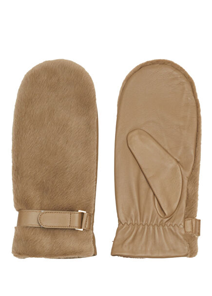 Yosie Bej Kadın Deri Eldiven