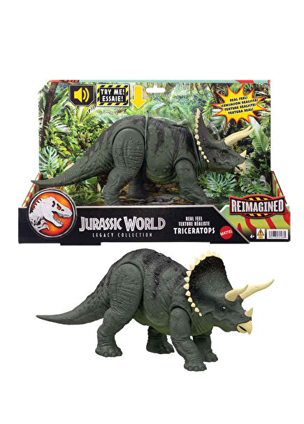 Legacy Collection Triceratops Character Figure Toy with Audio JLD29