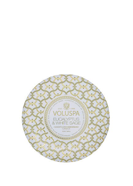 Eucalyptus White Sage Tin Candle