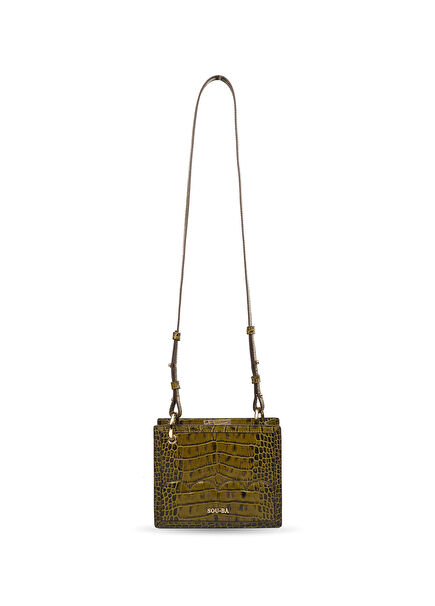 Mini Boxy Green Croco Women's Bag