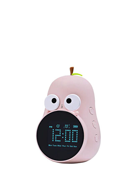Pear Pink Children's Room Alarm Clock