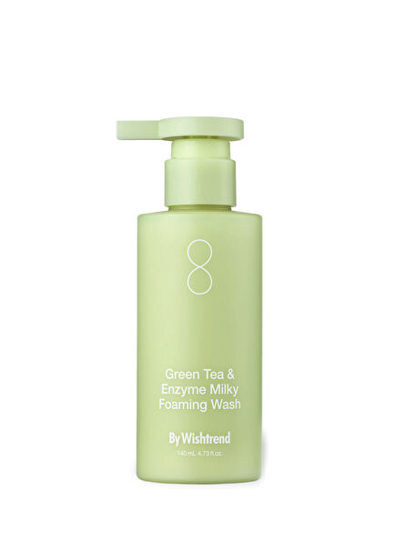 Green Tea & Enzyme Milky Foaming Wash Yeşil Çaylı Tahıl Sütlü Nemlendirici Nazik Köpük Yüz Temizleyici 140 ml