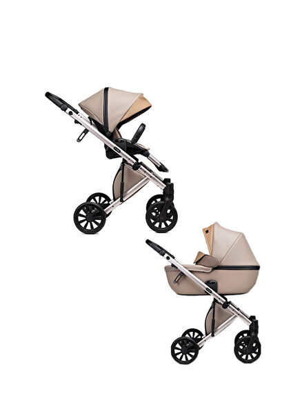 e/type Truffle Çift Yönlü Bebek Arabası ve Portbebe 2’si 1 Arada Set