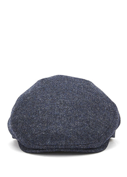Navy Blue Men's Wool Hat
