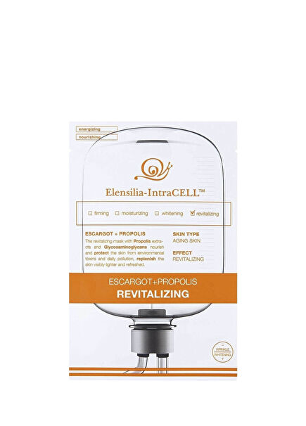 Escargot Propolis İçeren Cildi Destekleyen ve Besleyici Yaprak Maskeıntracell Propolis Maske