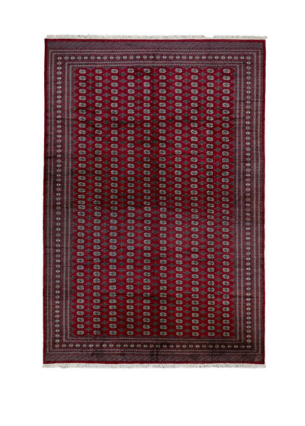 Tilla Traditional Turkmen Pattern Handwoven Turkmen Carpet 365x555 cm