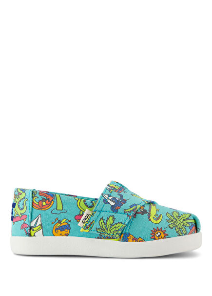 10022103 Alpargata Glow in the Dark Miami Alligators Aqua Kız Çocuk Espadril