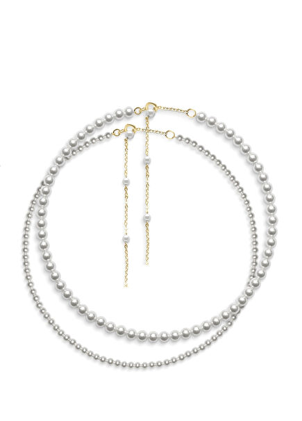 P Chokers 925 Sterling Silver 2 Inch Women's Pearl Necklace