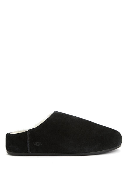 Elea Slip-On Siyah Kadın Süet Terlik